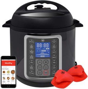 Mealthy MultiPot 9-in-1 Programmable Electric Pressure Cooker with Stainless Steel Pot